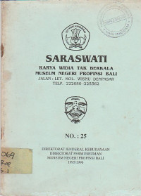 Image of Saraswati: Karya Widia Tak Berkala