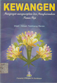 Image of KEWANGEN : Mengingat-mengucapkan dan Mengharumkan Nama-Nya